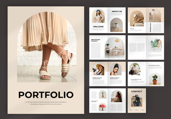 Minimal Portfolio Magazine Layout