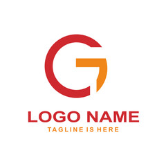G logo design.Vector logo template