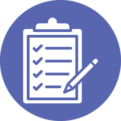 Checklist, clipboard Vector Icon

