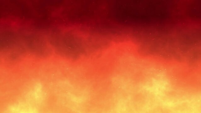 Fire Video Background Loop, Fire Motion Background, Red Background Animation, 3D Render Background