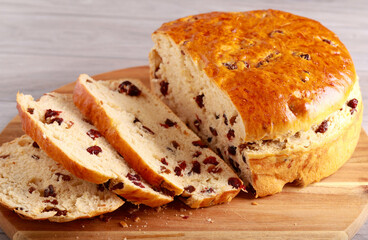 Fruit yeast sweet white bread