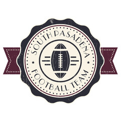 American Football team vintage emblem, logo, badge