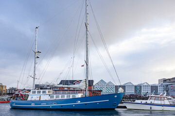 AZTEC LADY is a Sailing Vessel that was built in 1977 and is sailing under the flag of France.Her in Brønnøysund port,Helgeland,Norway,Europe