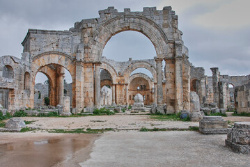 remains of the pillar of Saint Simeon