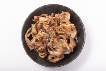 豚のど軟骨の甘辛炒め