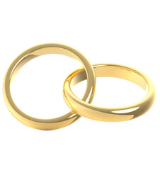 Gold ring PNG format element easy to use