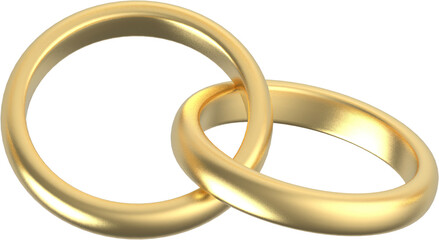 Gold ring PNG format element easy to use