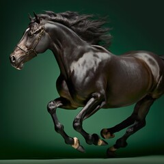 Elegant sport horse. ai