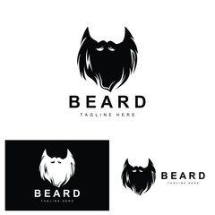 Beard Logo, Vector Barbershop, Design For Male Appearance, Barber, Hair, Fashion