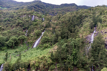 Salazie, Reunion Island - Le voile de la Mariee (Wedding veil) waterfall