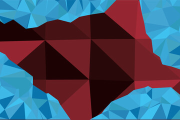 Low polygon banner. Geometry polygon abstract backdrop. vector illustration.