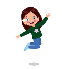 Happy Little Children Having Fun