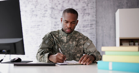 Military Student Education. Army Soldier Veteran