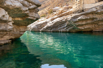 oman water in a wadi 