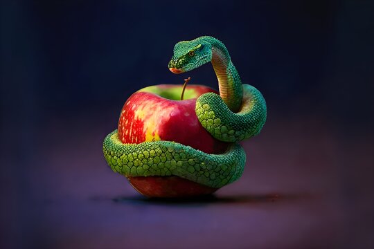Snake And Apple Images – Browse 3,028 Stock Photos, Vectors, and Video |  Adobe Stock
