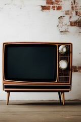 vintage style TV - generative ai