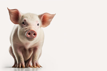 A photo of a cute pig, Generative Ai