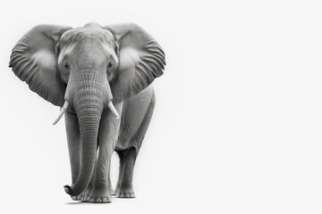Isolated Elephant, Generative Ai