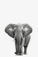 African Elephant, wild life zoo photo, Generative Ai