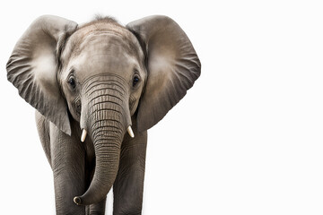 Safari Elephant photo, Generative Ai