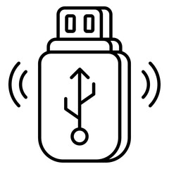 An icon design of smart Usb 