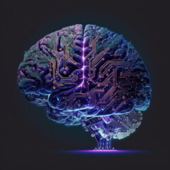 Künstliche Intelligenz / Ai menschliches Gehirn