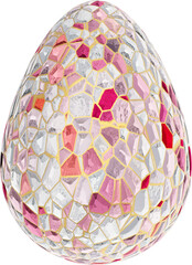 Easter stained glass egg