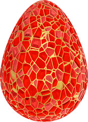 Easter stained glass egg