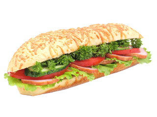 Sandwich isolated on white