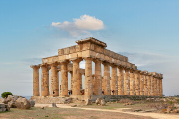 Obraz premium Tempio di Hera - Selinunte (Sicily)