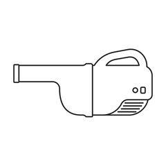 Vacuum cleaner vector outline icon. Vector illustration electric vacuum on white background. Isolated outline illustration icon of cleaner.
