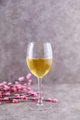 Weißwein im Glas