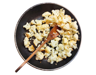 Cooking cauliflower the traditional way. Useful vegetarian food from vegetables.