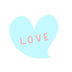 Heart Cute Doodle illustration