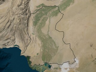 Sind, Pakistan. Low-res satellite. No legend