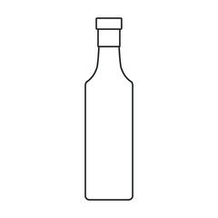 Sauce vector outline icon. Vector illustration seasoning on white background. Isolated outline illustration icon of sauce.