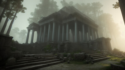 Obraz premium archaeological site temple country