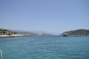 Mediterranean coastal landscape