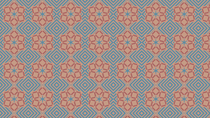 Vintage geometric ornamental background - antique, ancient, old, traditional, culture, textile, fabric, damask, batik, tapestry, rug, carpet, 