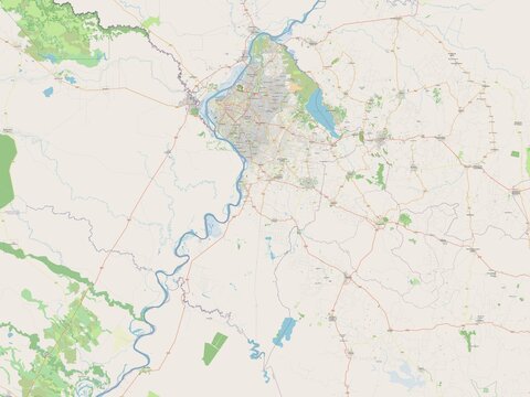 Central, Paraguay. OSM. No legend