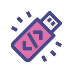 flash drive icon for your website, mobile, presentation, and logo design.