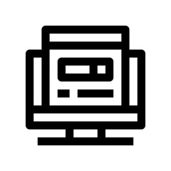 Fototapeta premium landing page icon for your website, mobile, presentation, and logo design.