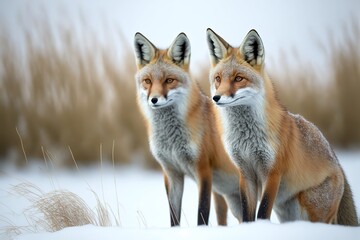 Fox Stock Photo, Wildlife Photography. Generative Ai