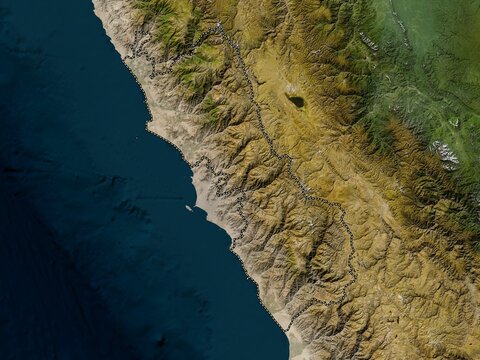 Lima, Peru. Low-res satellite. No legend