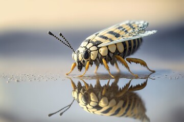 Insect Stock Photo, Micro and Macro Photography, Wildlife Photography, Generative Ai