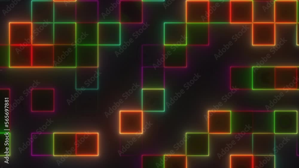 Poster stroke blocks. computer generated 3d render