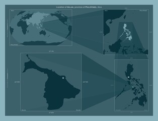 Aklan, Philippines. Described location diagram