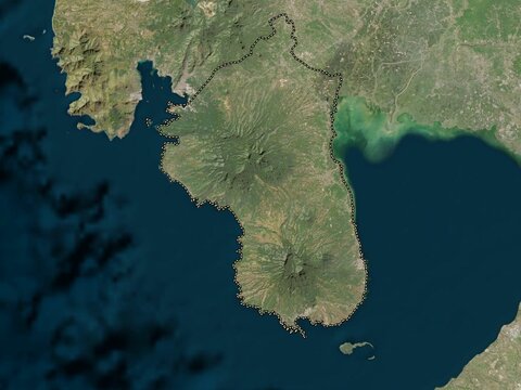 Bataan, Philippines. Low-res satellite. No legend