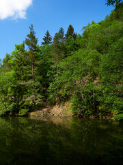 Fototapeta na wymiar Der Silbersee an der Rother Kuppe, Biosphärenreservat Rhön, Unterfranken, Franken, Bayern, Deutschland