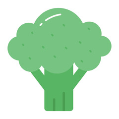 Broccoli vector icon in trendy style, ready to use